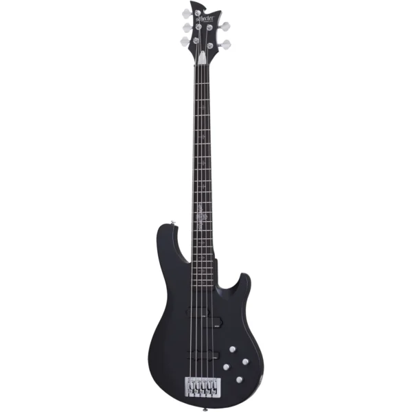 Schecter Johnny Christ-5 Basgitaar Satin Black