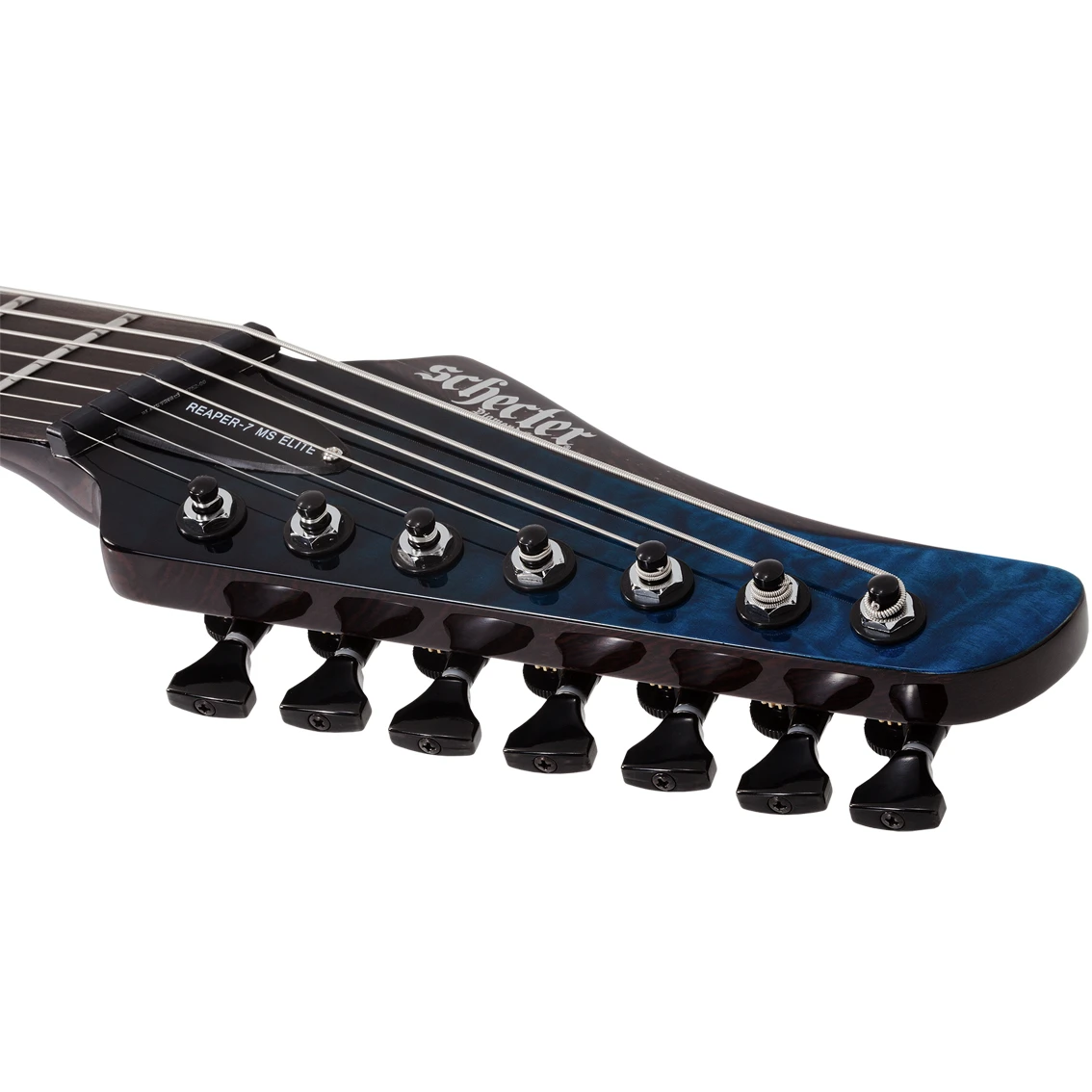 bout Slang baseren Schecter Reaper-7 Elite Multiscale Elektrische gitaar Deep Ocean Blue -  Muziekhandel Piet Joosten