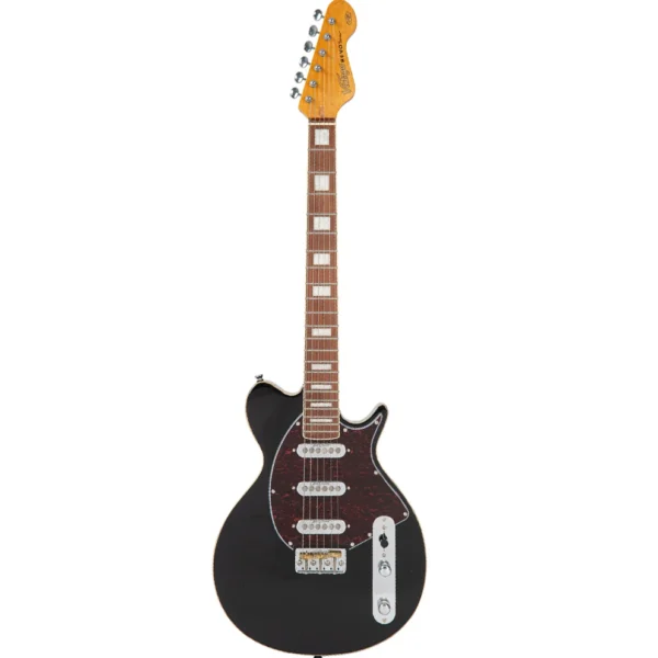 Vintage VRV800BK Elektrische gitaar Black