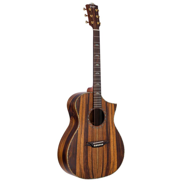 Bromo BAR4GCE Akoestische gitaar Natural Satin +Bag